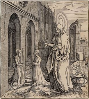 Saint Pharaildis (Veerle) of Ghent - Leonhard Beck