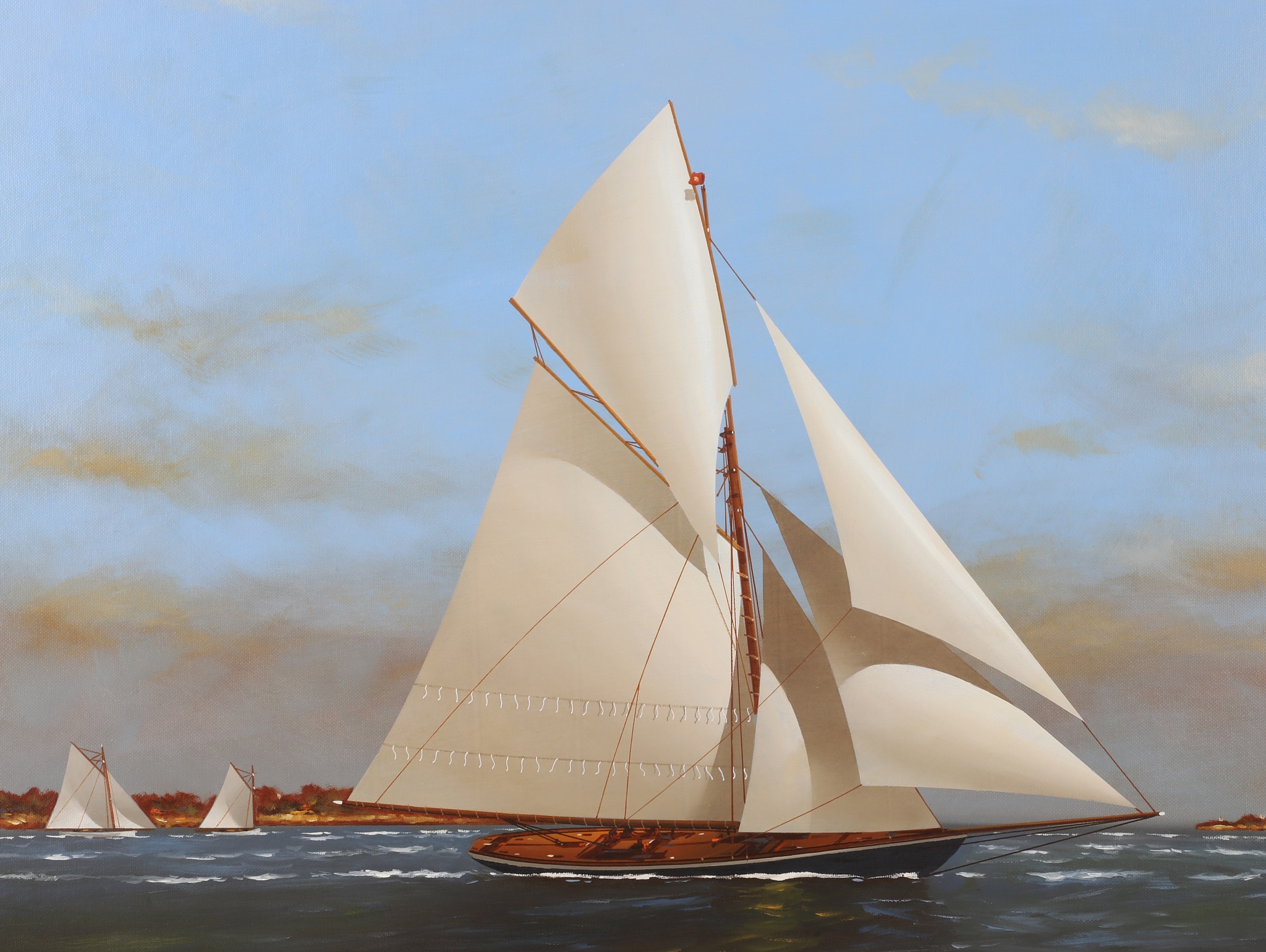 Vern Broe | Gaff-rigged Sloop | MutualArt