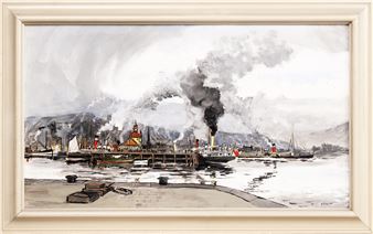 ROTHESAY PIER - Robin Harvey Wyllie