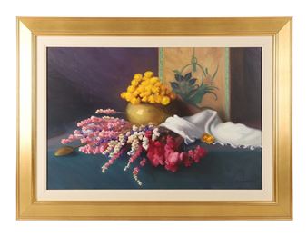 Dried Flowers and Brass - W. Charles Nowell