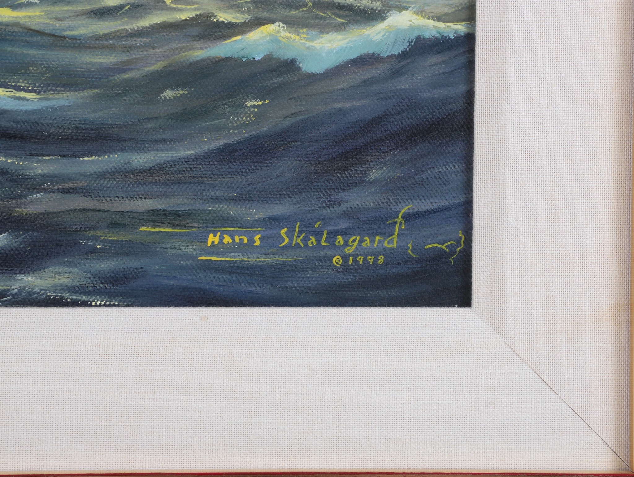 Artwork by Hans Skalagard, American Clipper Ship Flying Fish, Made of Oil On Canvas