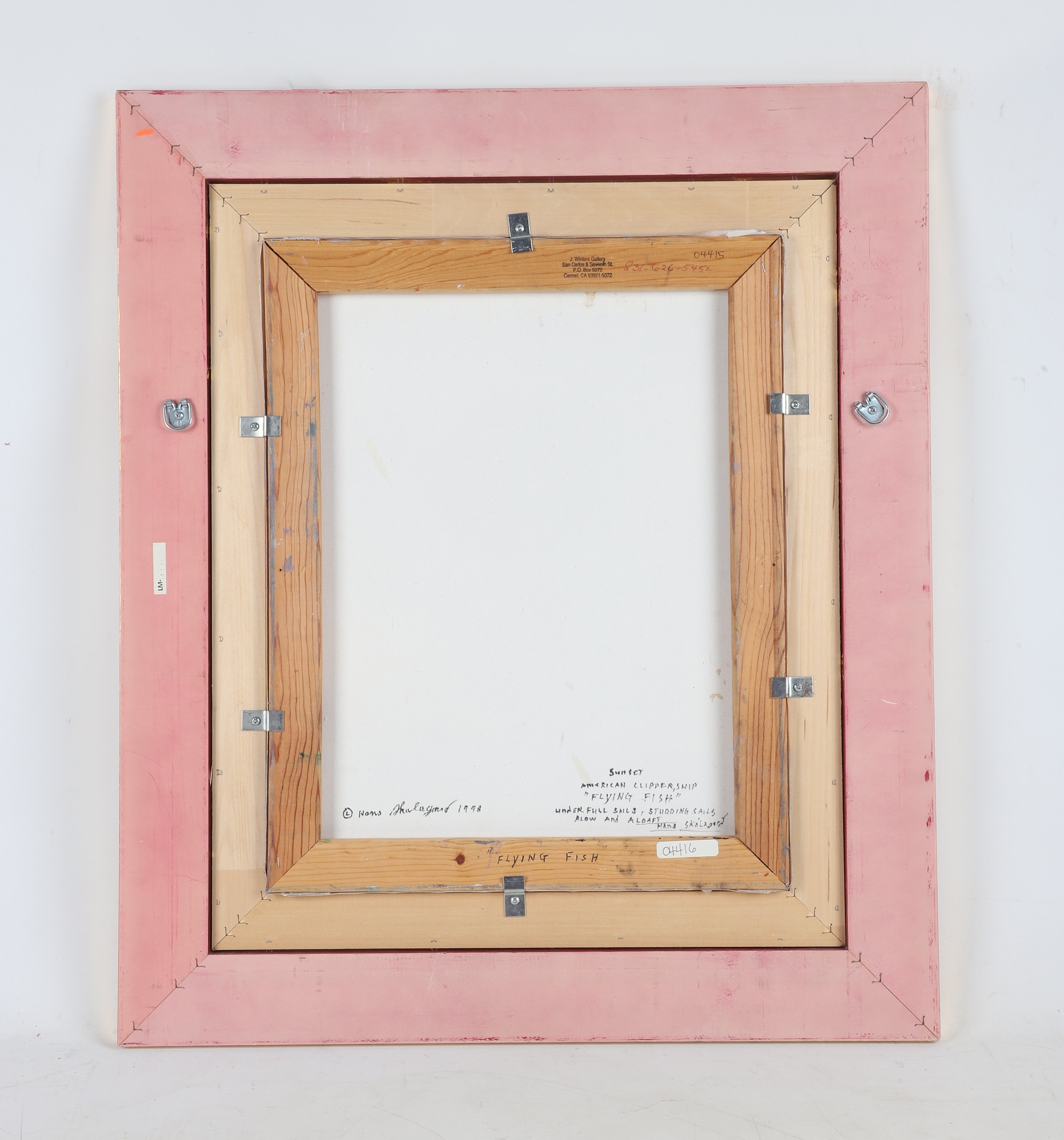 Artwork by Hans Skalagard, American Clipper Ship Flying Fish, Made of Oil On Canvas