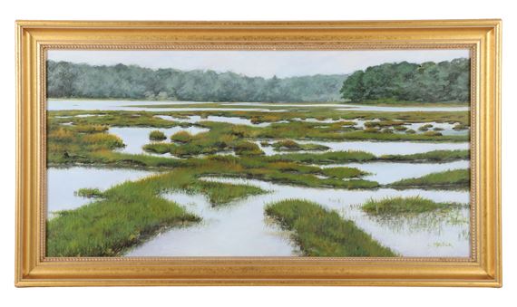Salt Marsh, Maine by Stan Moeller