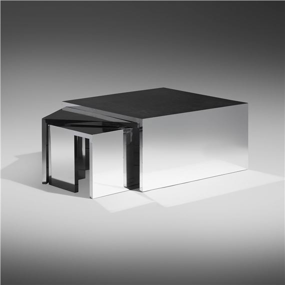 Custom nesting plinths, set of three - Walead Beshty