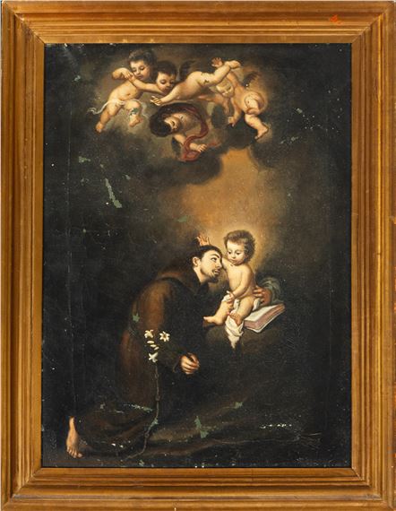 Bartolomé Estebán‏ Murillo | Saint Anthony with Child (19th Century ...