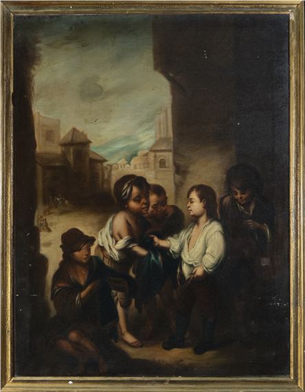 Children Eating Grapes - Juan Simon Gutierrez