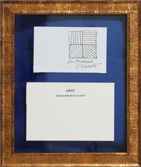 Untitled (Black and White Lines by Sol LeWitt, 2001