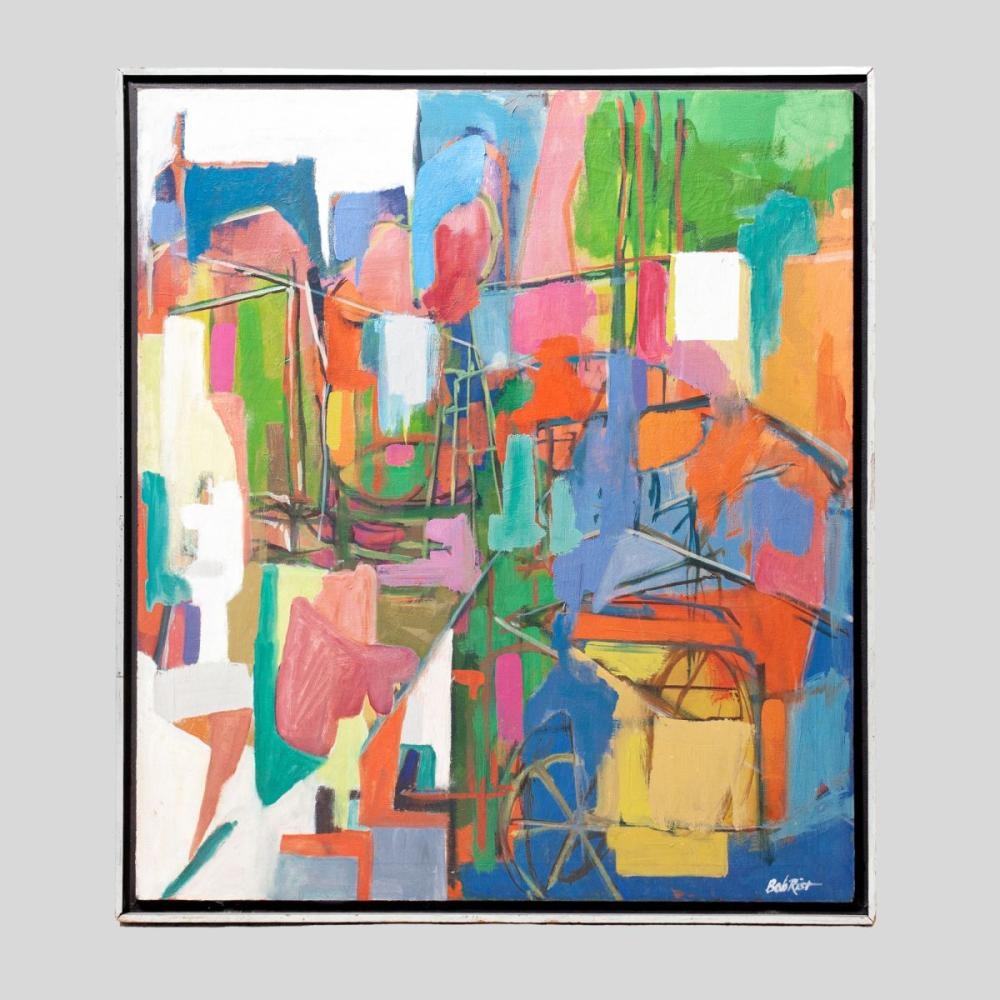 Artwork by Bob Rist, Abstract oil on canvas, Made of Oil On Canvas