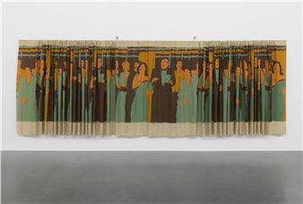 Installation view of Beatriz González exhibition at Astrup Fearnley Museet.
