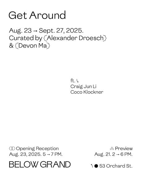 Get Around - Below Grand (Orchard St.)