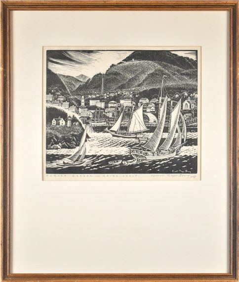 Camden Harbor, Maine Coast by Caroll Thayer Berry