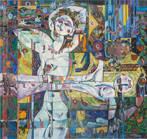 Untitled Abstract Figures - Ji Cheng