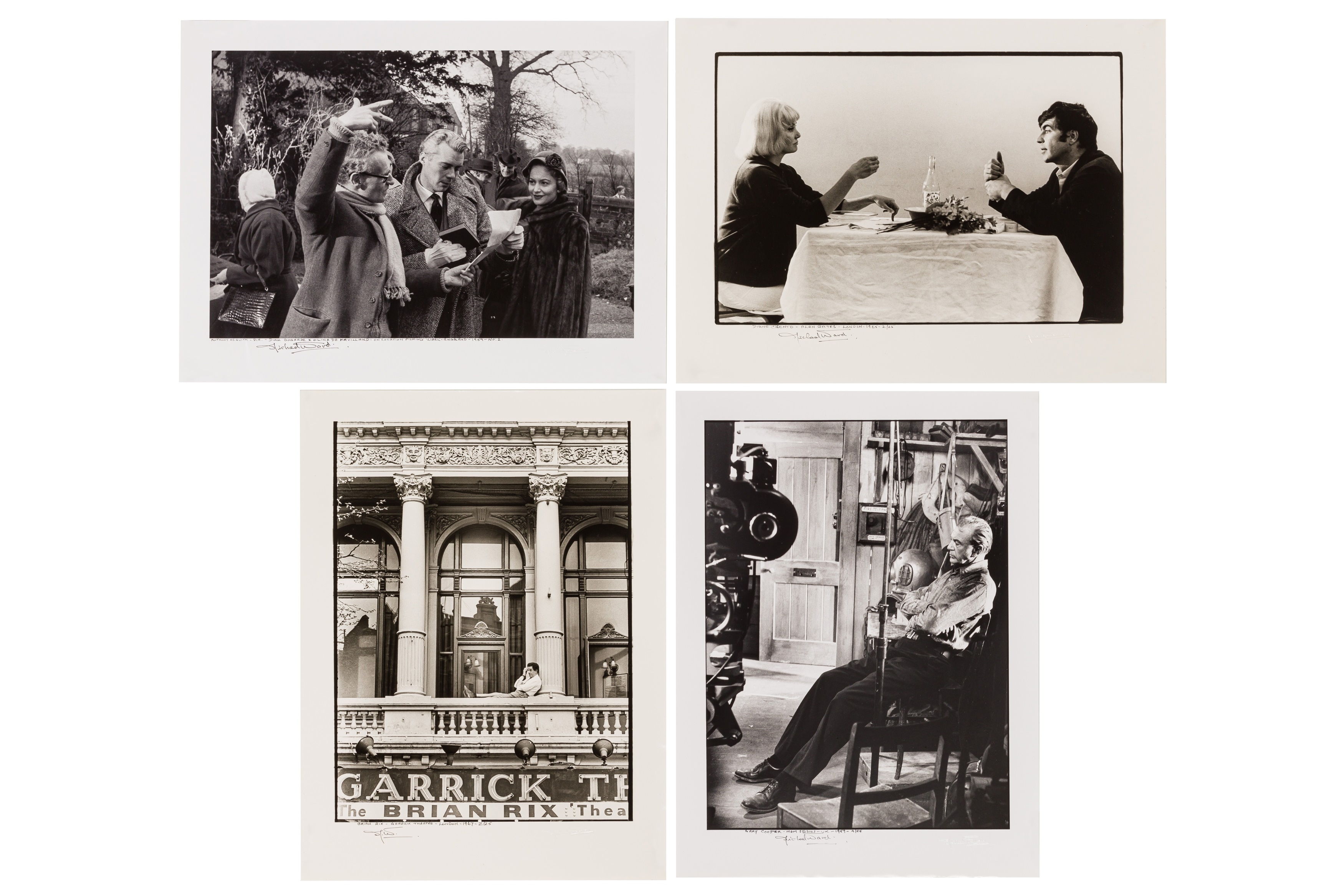 Artwork by Michael Ward, LONDON THEATER & FILM PERSONALITIES, Made of Silver Gelatin Prints