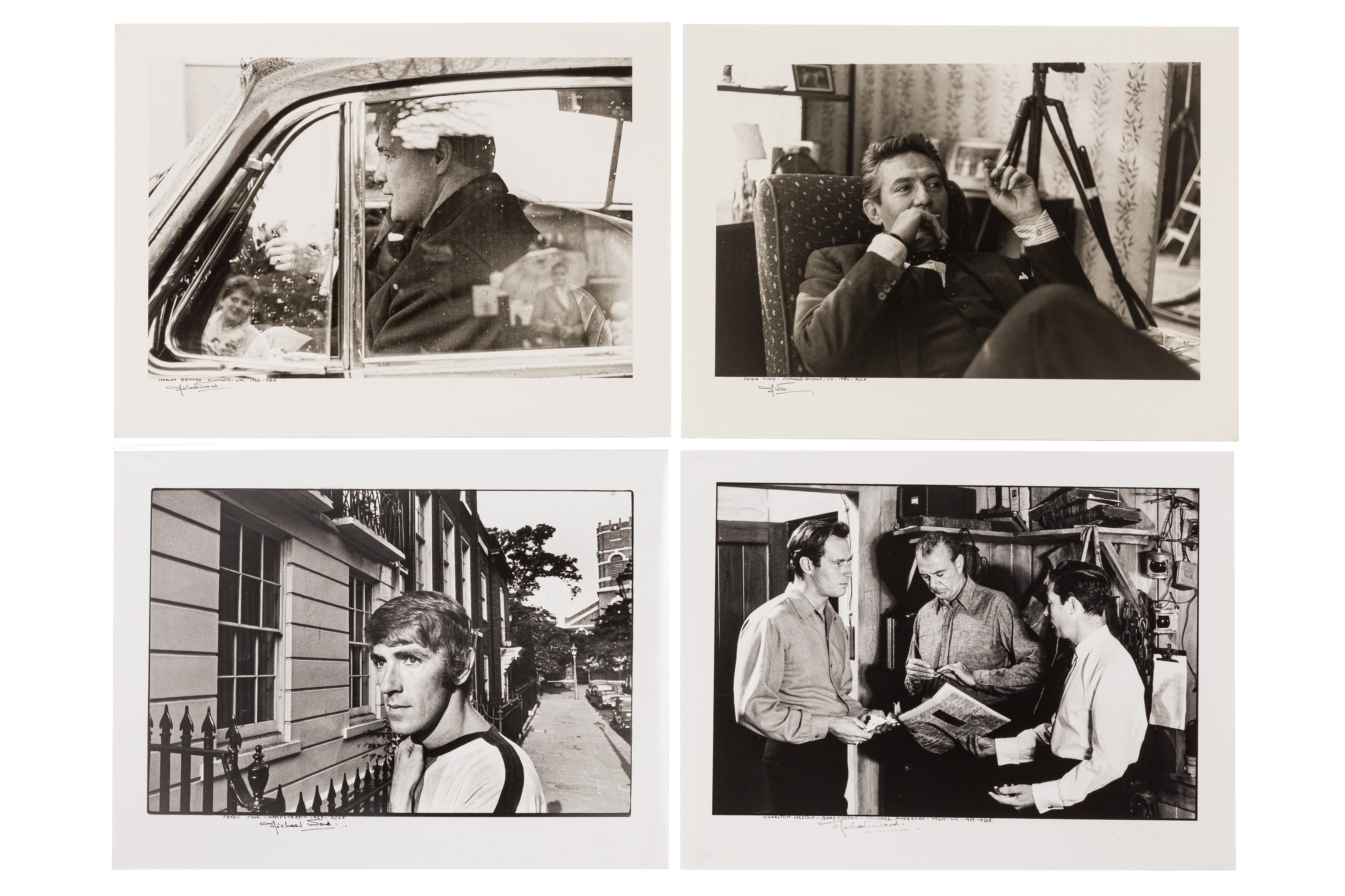 Artwork by Michael Ward, LONDON THEATER & FILM PERSONALITIES, Made of Silver Gelatin Prints