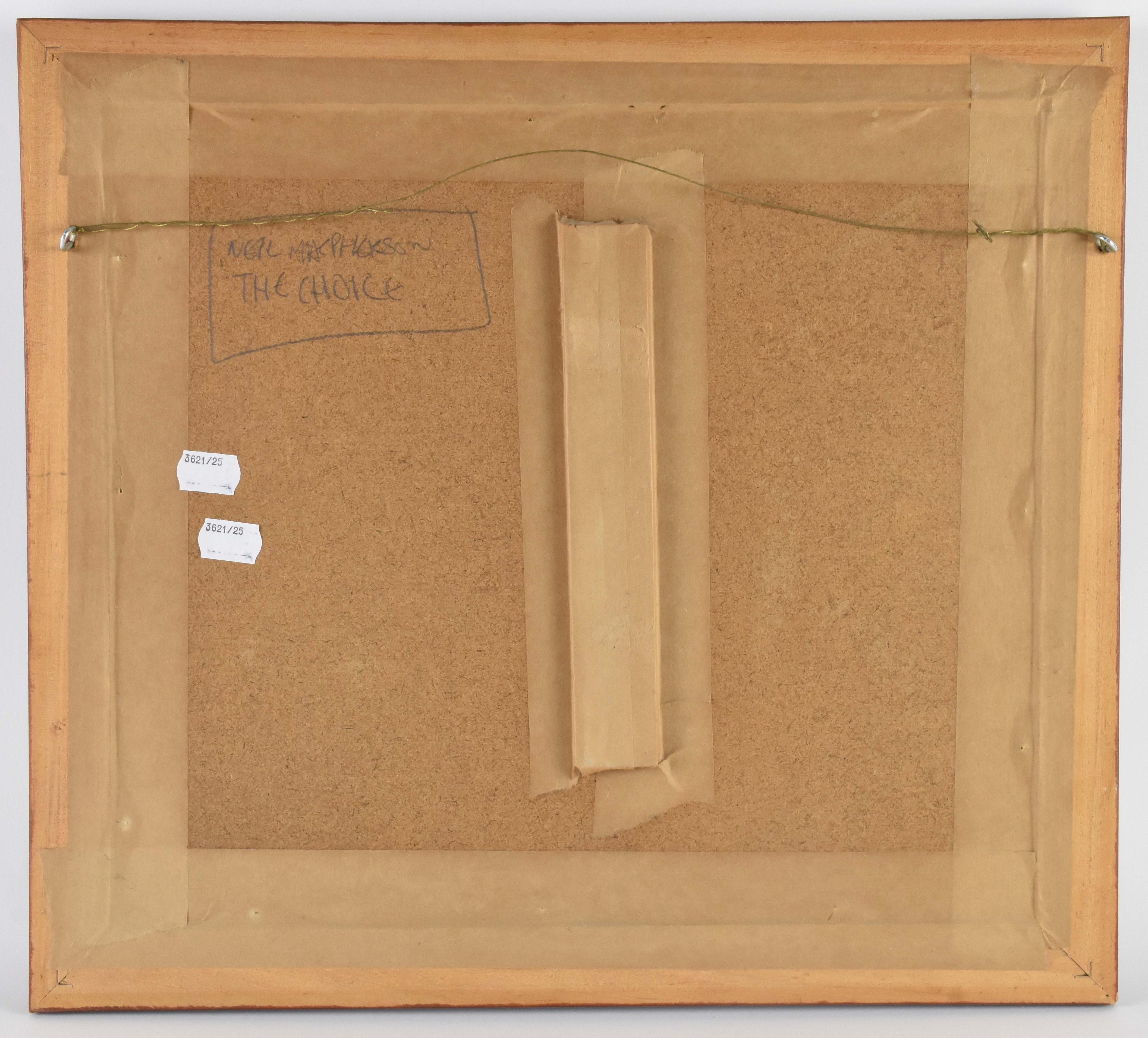 Artwork by Neil MacPherson, The Choice, Made of Oil On Board