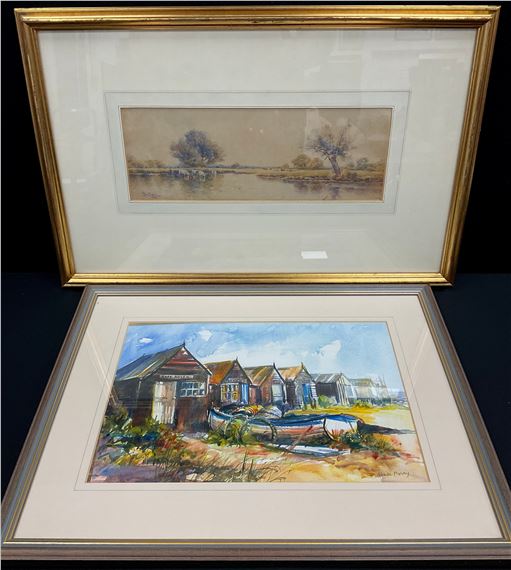 Watering the Herd - Charles Frederick Allbon