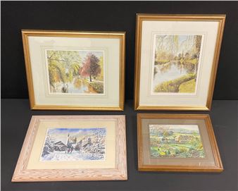 Winter Over Lane - Norman Tomlinson