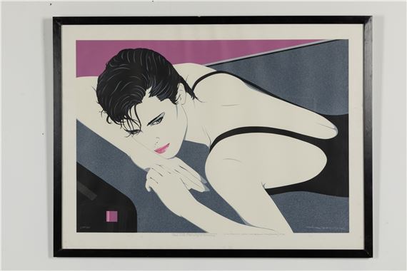 A 1980s-style figure of a lady by Carlos Sanchez