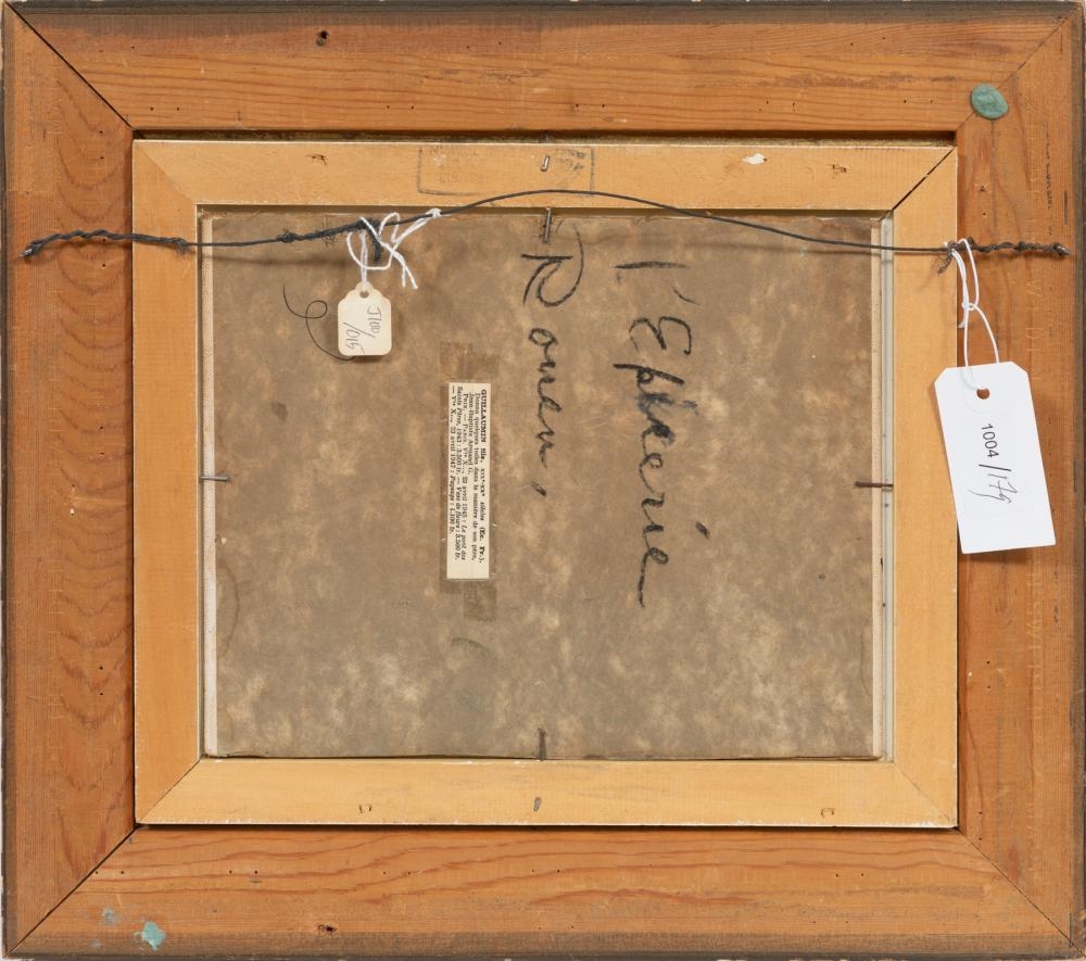 Artwork by Armand Guillaumin II, Ronen's Grocery Store, Made of Oil On Canvas Board