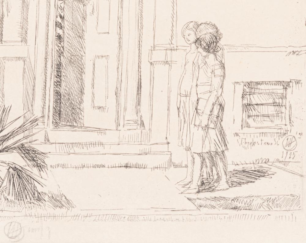 Artwork by Childe Hassam, Spring in Charleston, South Carolina, Made of Etching