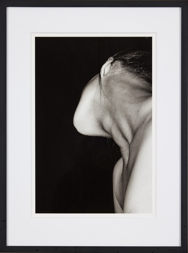 Artwork by Eva Klasson, Bortvänt huvud, Made of print