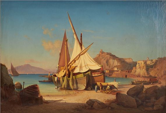 Motiv från Neapel - Joseph Magnus Stäck