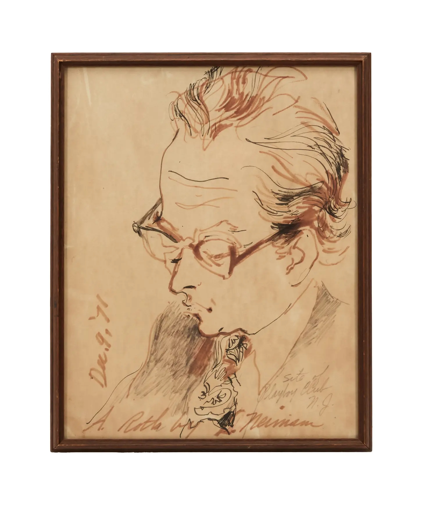 LeRoy Neiman | Arnold Roth Portrait | MutualArt