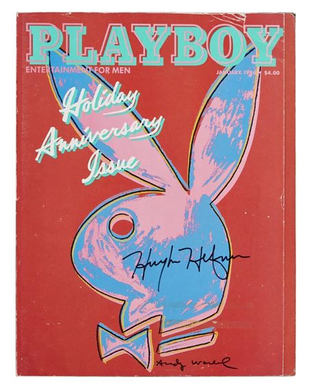 Untitled by Andy Warhol, Hugh Hefner, 1986