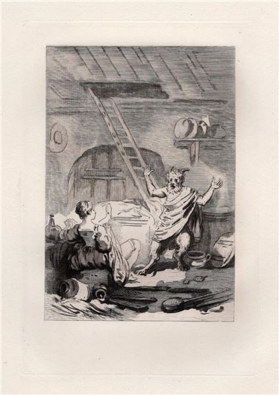 The Devil of Papefiguiere by Jean-Honoré Fragonard, 1883