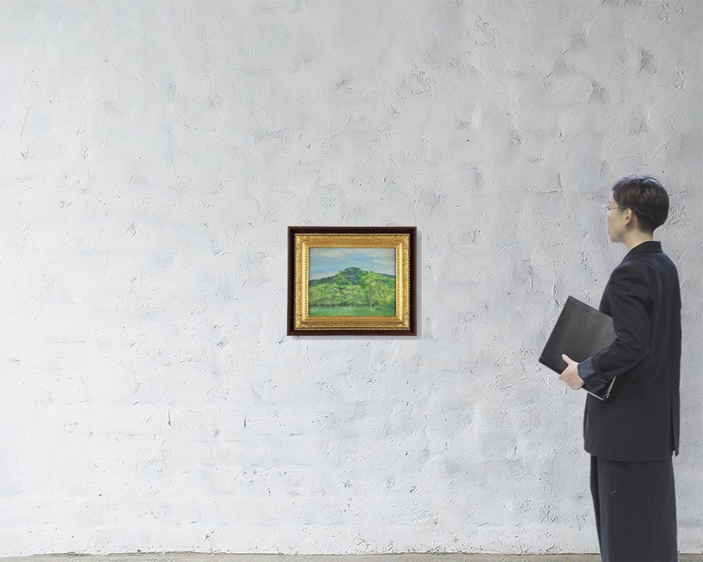 Artwork by Shintaro Yamashita, Mt. Kasuga, Made of oil on canvas