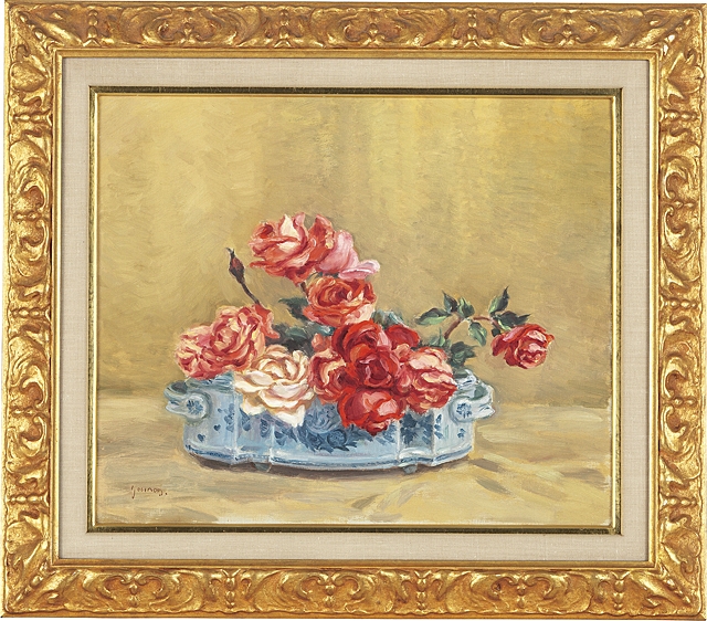 Artwork by Shintaro Yamashita, Roses in the dutch basin, Made of oil on canvas