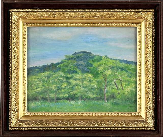 Artwork by Shintaro Yamashita, Mt. Kasuga, Made of oil on canvas