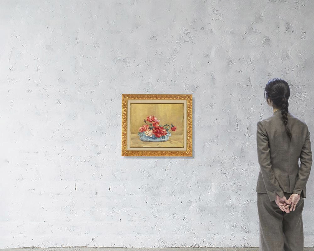 Artwork by Shintaro Yamashita, Roses in the dutch basin, Made of oil on canvas