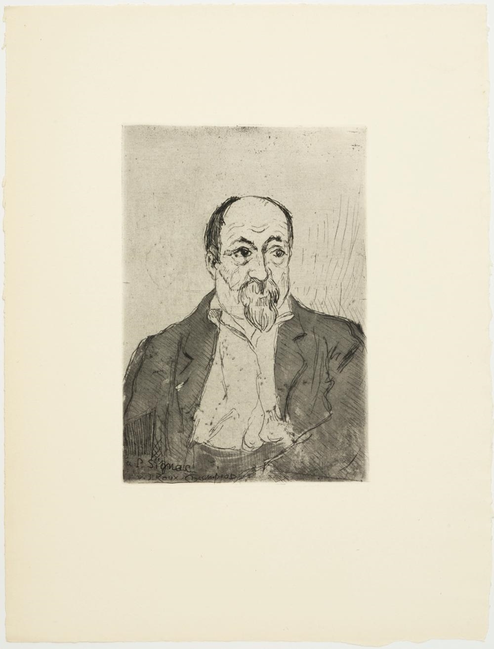 Joseph Victor Roux-Champion | Portrait of Paul Signac (1927) | MutualArt