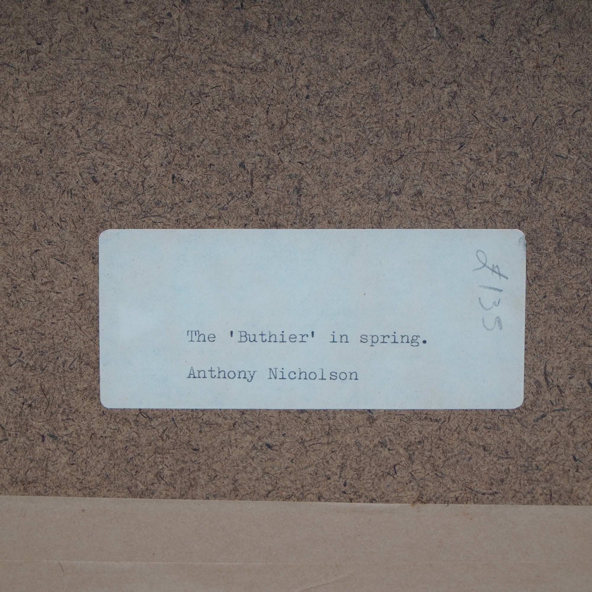 Anthony Nicholson | The Buthier in Spring (1980) | MutualArt