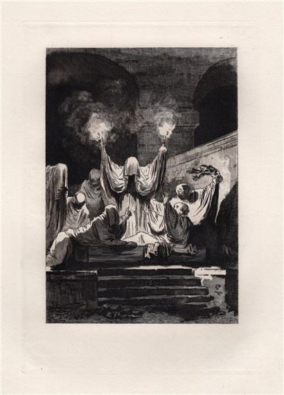 Feronde or Purgatory - Tale of La Fontaine by Jean-Honoré Fragonard, 1883