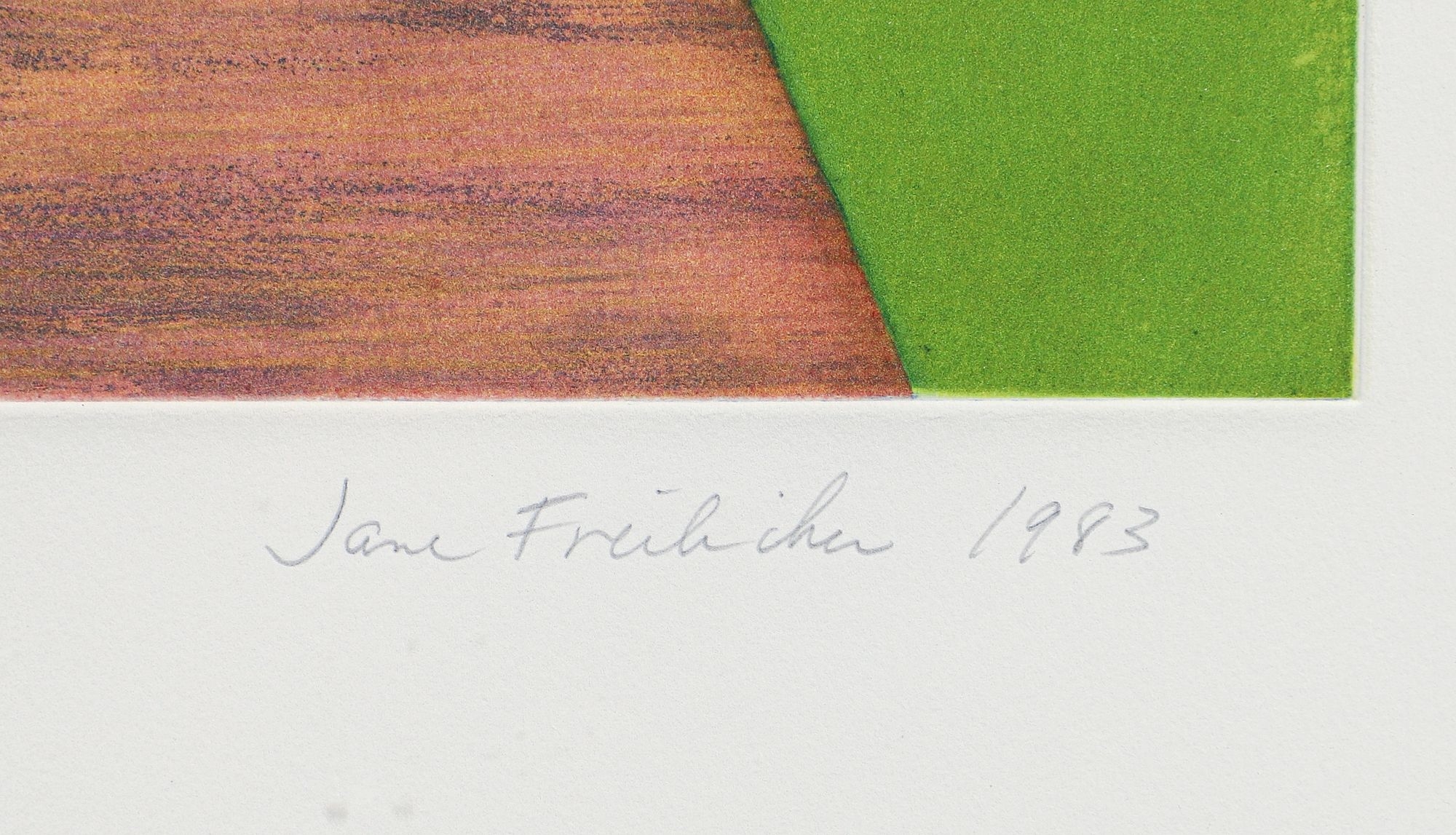 Artwork by Jane Freilicher, Poppies and Peonies, Made of Aquatint Printed In Colors