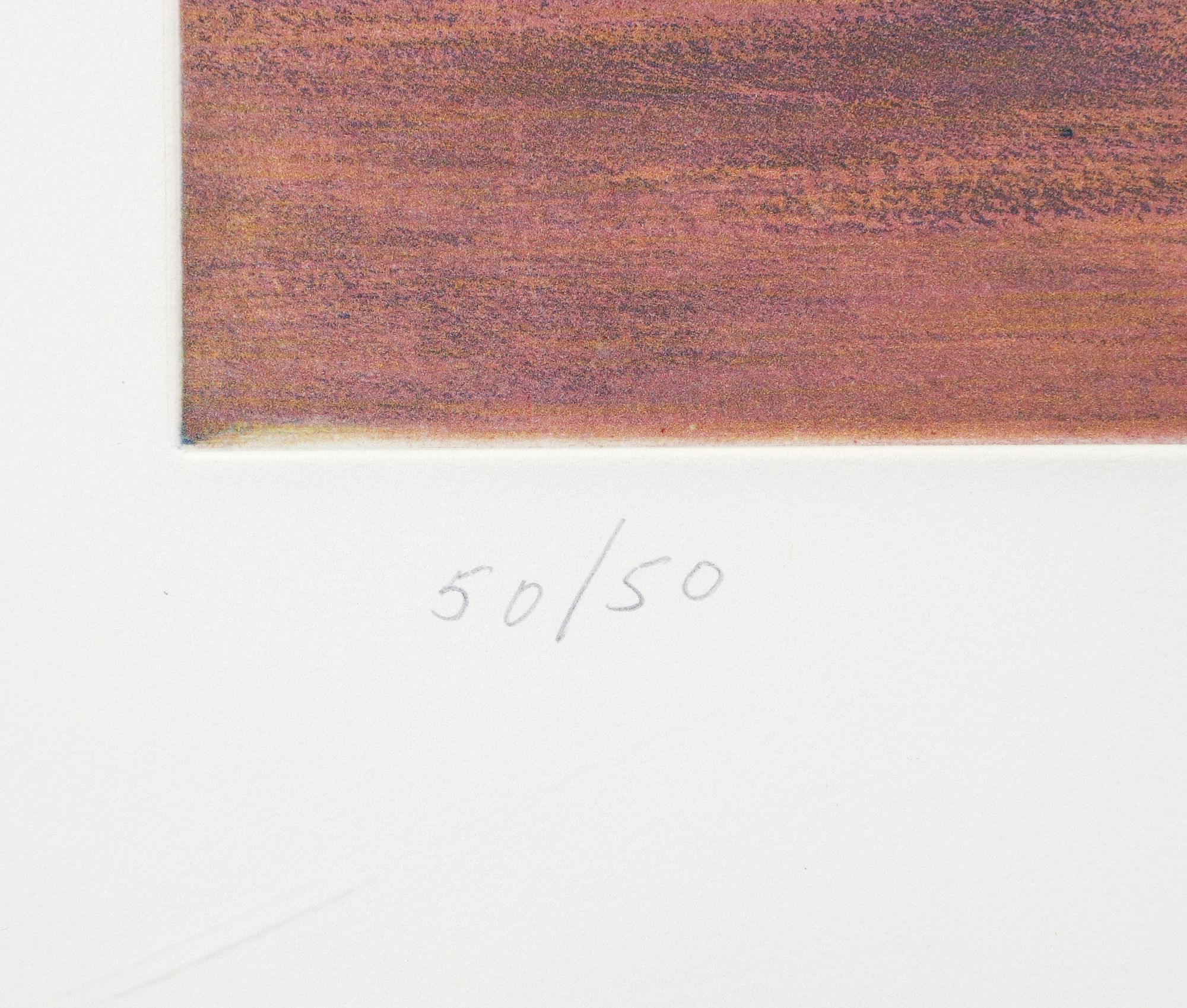 Artwork by Jane Freilicher, Poppies and Peonies, Made of Aquatint Printed In Colors