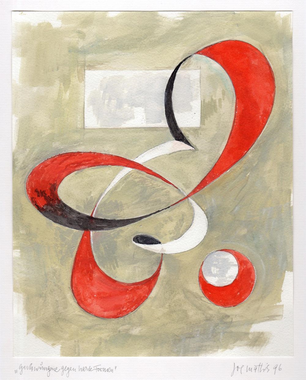 Josef Johann Mathis | Curved Hearts (1996) | MutualArt