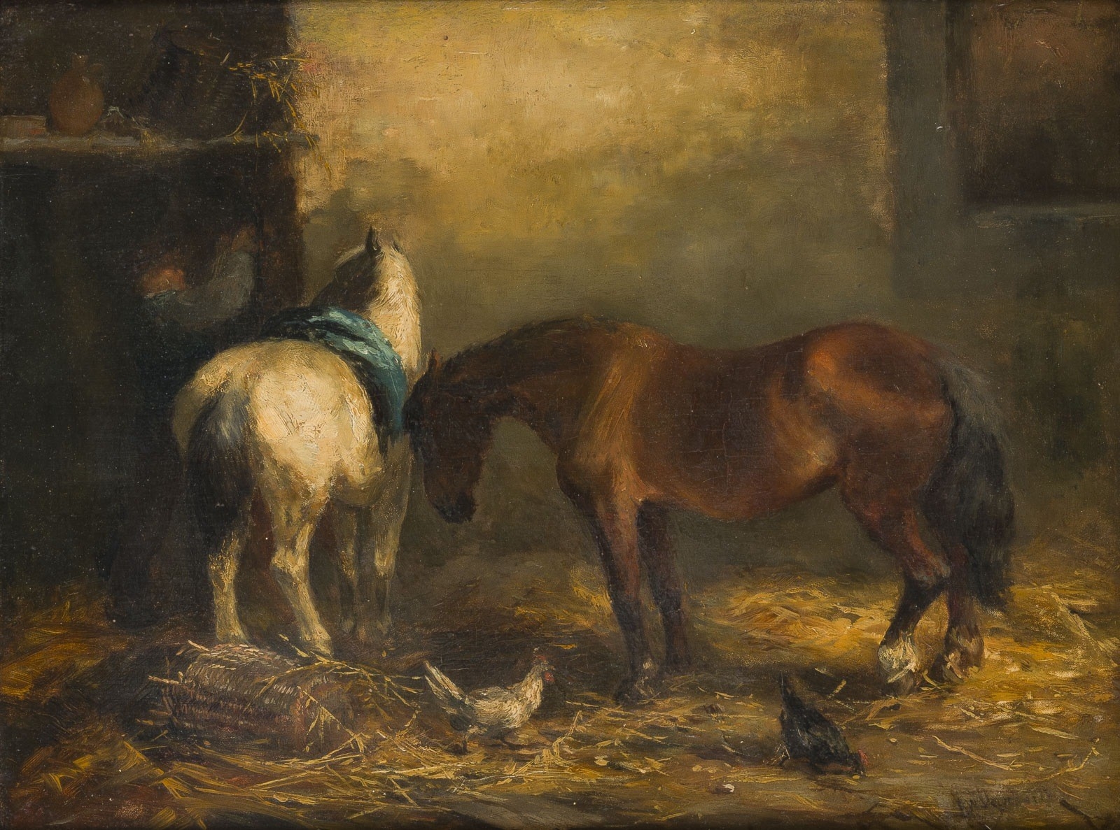 Wouter Verschuur The Younger | IN THE STABLE | MutualArt