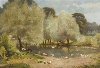 LÄNDLICHE IDYLLE - Emile Stahl