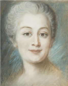 PORTRAIT OF MADAME CHASTAIGNIER DE LAGRANGE - Maurice Quentin de La Tour