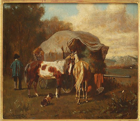 Nach der Heuernte - Franz Quaglio