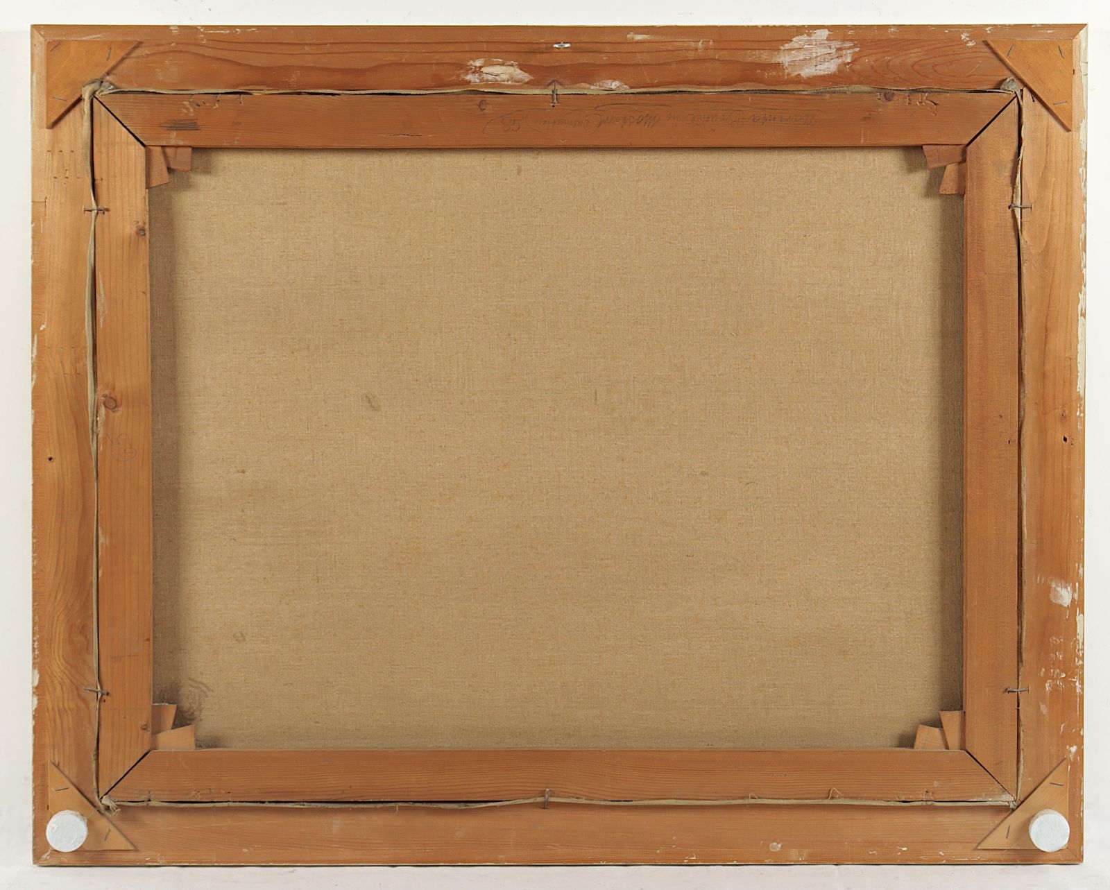 Artwork by Louis Wöhner, Blick auf die Alte Brücke in Mostar (Dalmatien, Made of oil on canvas