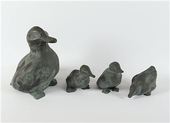 Entenfamilie - Mechthild Born