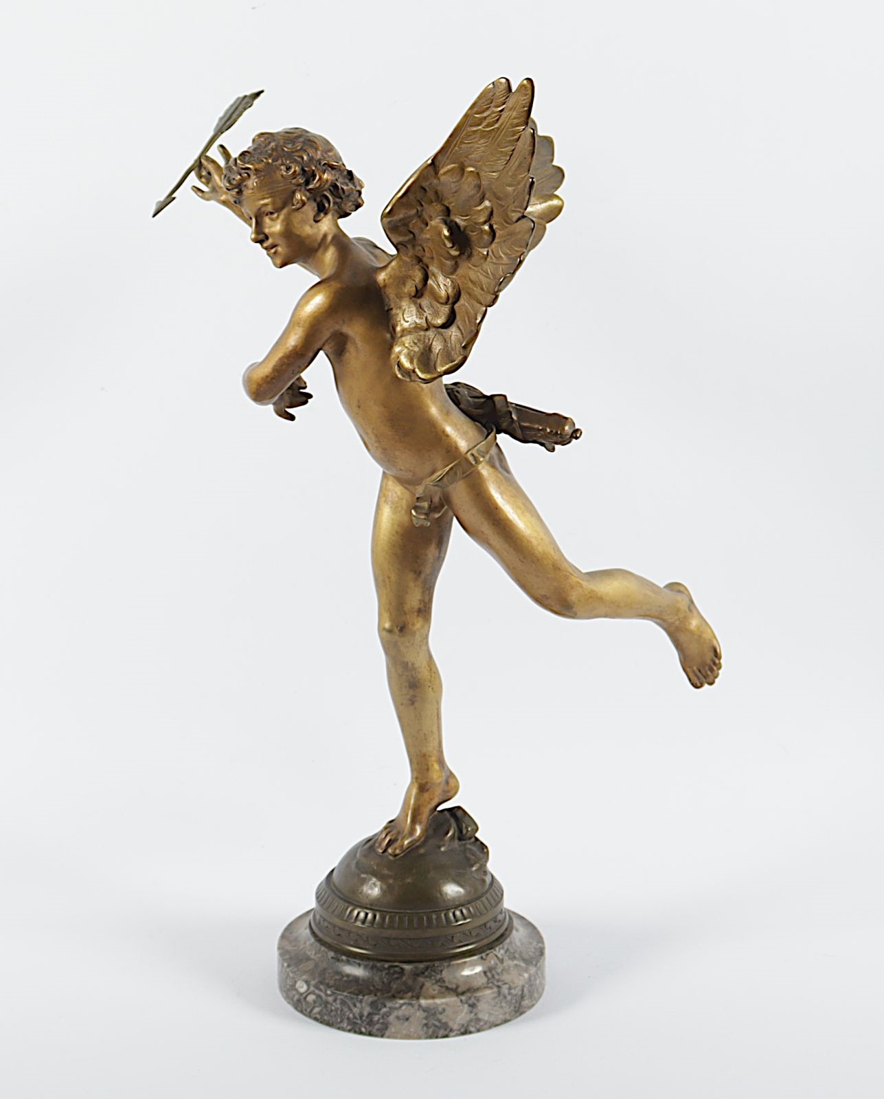 Artwork by Adolphe Itasse, Amor vainqueur - Siegreiche Liebe, Made of Bronze