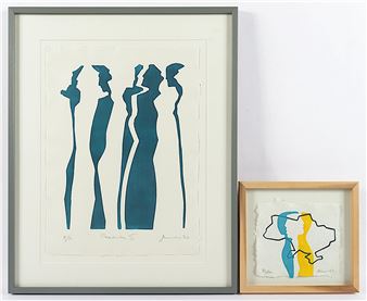 zwei Arbeiten - Wolfgang Hunecke