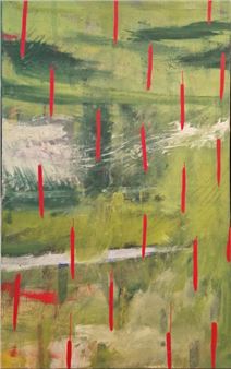 Composition with green background Dyptic - Iordanis Roumeliotis