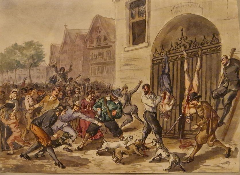 Artwork by Jan de Baen, CAMELOT, Made of Pencil and watercolor