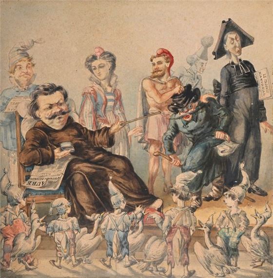 MONOGRAM AB, late 19th century - Lot 506 - Monogrammist A.B.